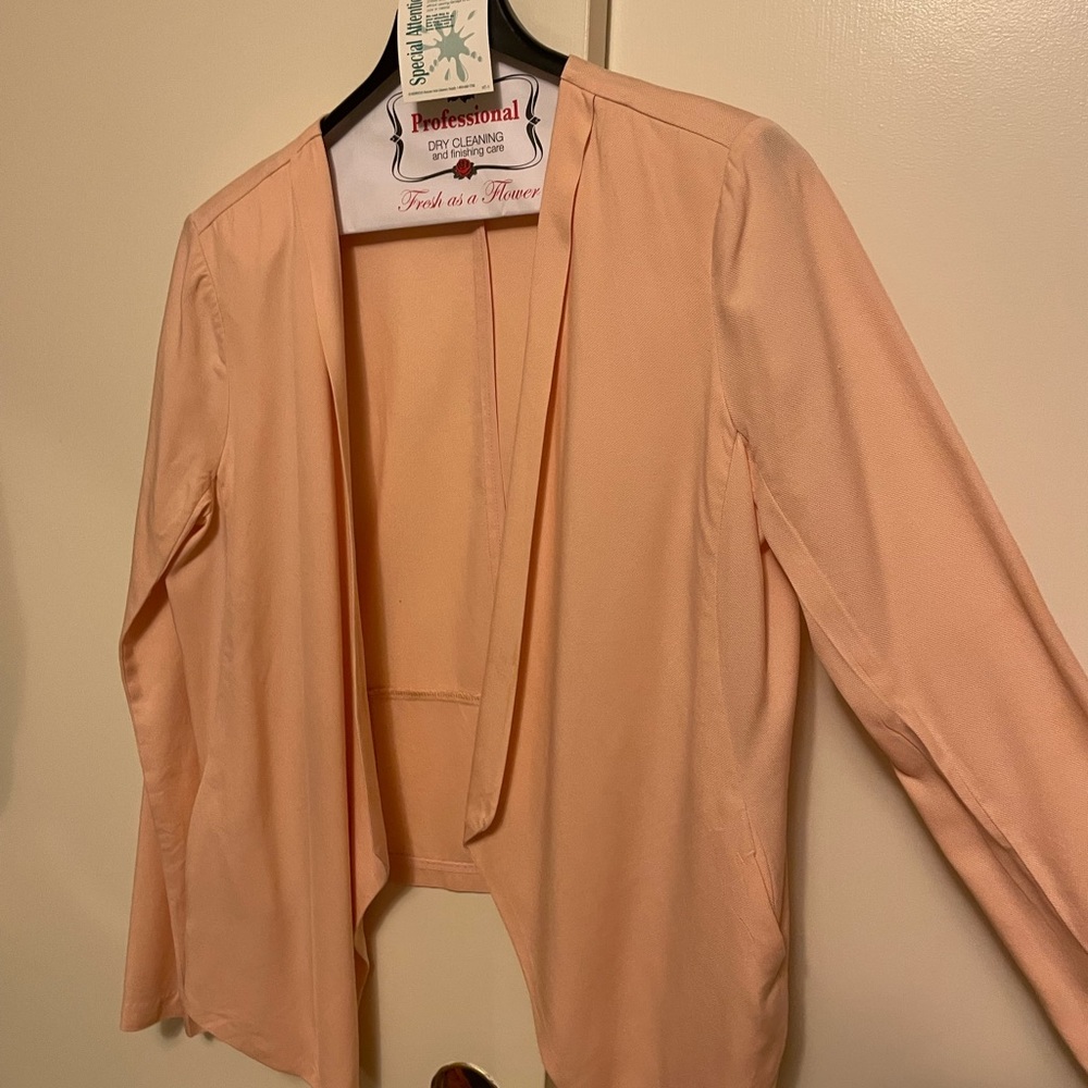Gibson Peach Blazer Size Medium